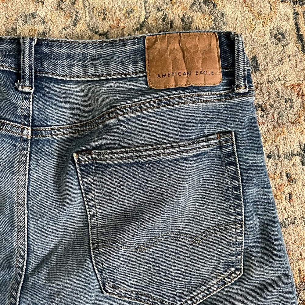 American Eagle Outfitters Blue Straight Jeans - Picture 5 of 5